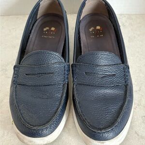 Cole Haan Women’s Navy Loafers, size 8